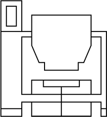 Industrial goods icon